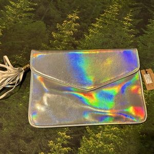 Holographic shimmer raindow rainbow purse
